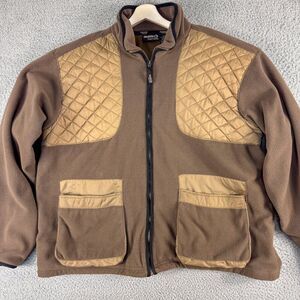 Gander Mountain Guide Series Jacket Mens XL‎ Brown Shooting Hunting Fleece Coat
